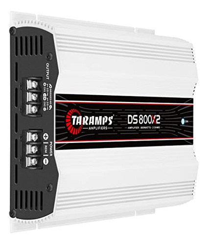 Taramps Ds 800x2, 2 Canales, 800 Vatios Rms, Rango Completo,