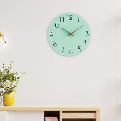 Reloj De Pared Digital Silencioso Sin Tictac Simple Estilo D