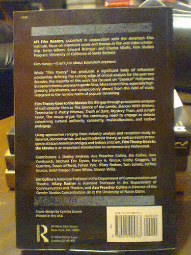 Film Theory Goes To The Movies. Collins, J.- Radner, H. Afi. (Usado)