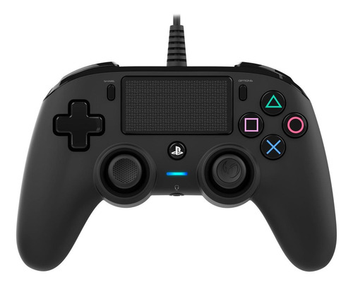 Imagen 1 de 3 de Control joystick Nacon Wired Compact Controller for PS4 negro