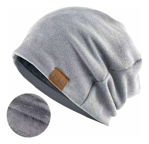 Gorro De Lana Con Forro Invierno Cálido Unisex