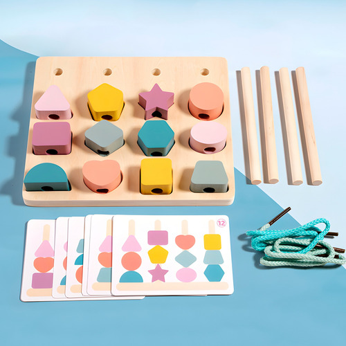 Juguetes Didácticos Madera Montessori Secuencias Bebés Juego