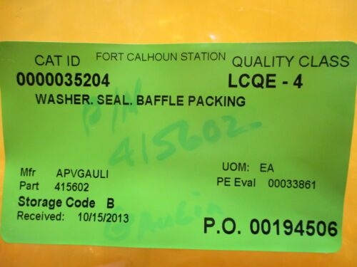 Apvgauli 415602 Seal Washer Lot Of 21 Nsnp