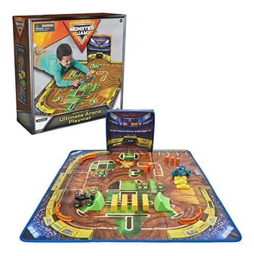 Monster Jam, El Mejor Tapete De Juego De Arena Con 2 Mon [u]