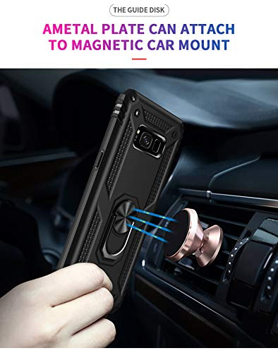 Funda Para Samsung Galaxy S8+ Negro Metal