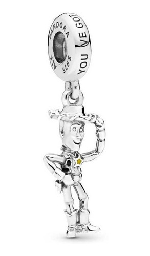 Charm Pandora Toy Story Woody Disney Pixar Plata Original