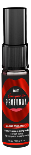 Kit 3 Spray Garganta Profunda Intt Oral De Morango 15ml