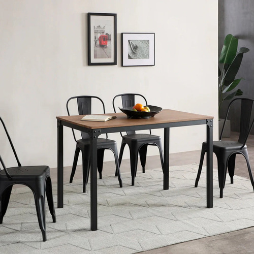 Mesa Tolix Para Comedor Moderno Minimalista Madera Vintage