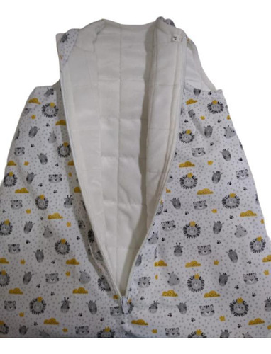 Saco De Dormir Para Bebê Inverno M Branco