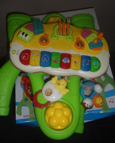 Imagen 4 de 10 de Juguete De Bebe Piano 3 En 1- Instrument Gym - Learning Fun