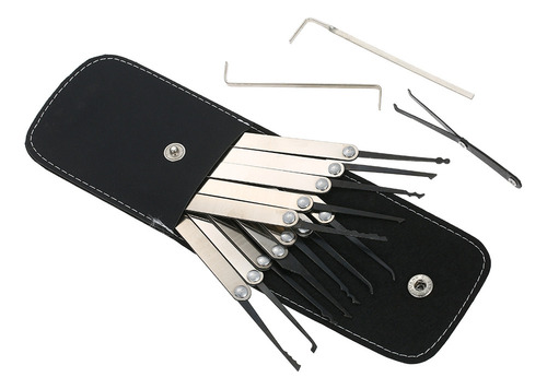 Kit 15pcs Para Abrir Cerraduras Con.candados Transparen
