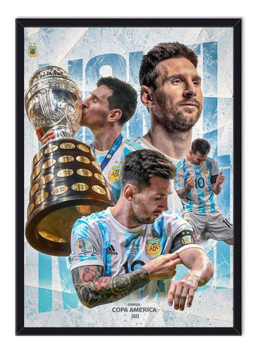 Copa América Cuadro Lionel Messi 
