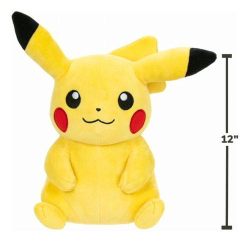 Pokémon Pkw3725 Peluche De 12 Pulgadas Pikachu