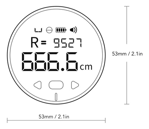 Cinta Métrica Digital Electrónica Con Pantalla Lcd De 328 Pi