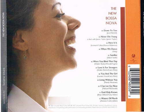 Cd The New Bossa Nova (luciana Souza) Estándar