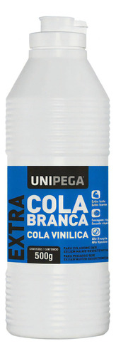 Cola Líquido Unipega Cola Extra Branca de 500g - Branco