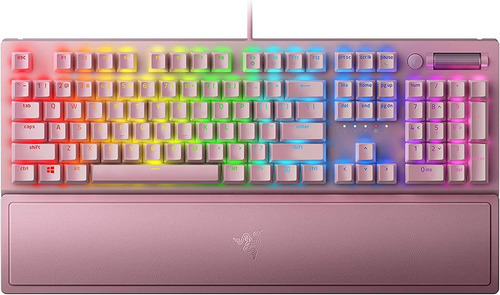 Teclado Mecánico Razer, Blackwidow V3, Para Juegos, Rosa