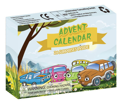 Christmas Children Gift Car Christmas 24 Number Advent Day C
