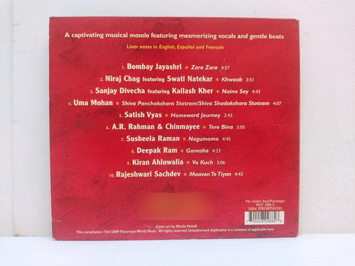 Putumayo Presente : India / Cd Original Con Cartilla (Usado)