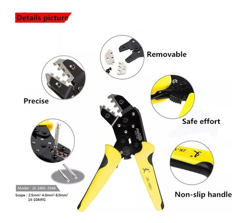 Imagem 4 de 7 de Kit 3 Alicates Crimpagem Conector Mc4 Energia Solar Paron