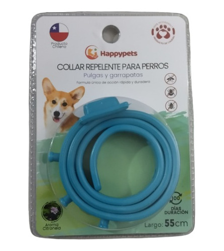 Collar Repelente Pulgas Y Garrapatas Para Perros Happypets