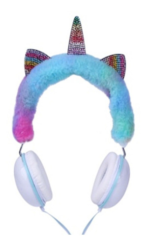 Auricular Unicornio Peluche Arcoiris Infantil Circuit