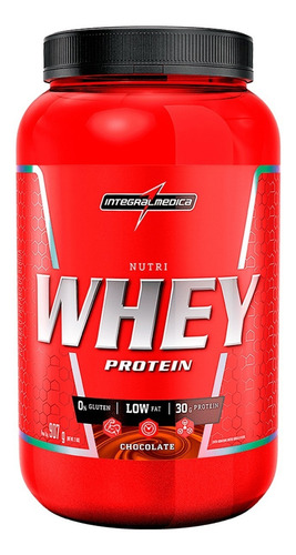 Imagem 1 de 4 de Nutri Whey Protein Concentrada Pote 907g - Integral Medica