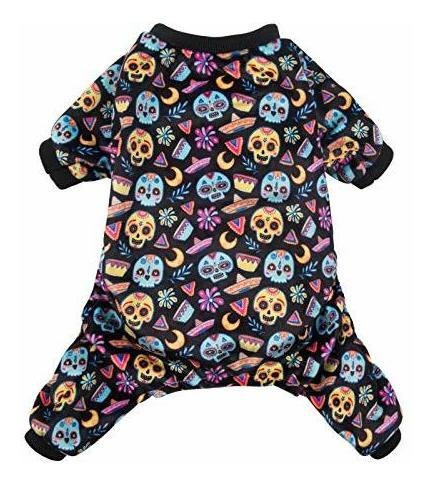 Cutebone Perro Pajamas Coco Calaveras Perro Ropa De K3pcj