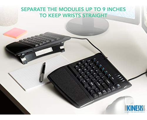 Teclado Ergonómico Kinesis Freestyle2 Usb-a Con