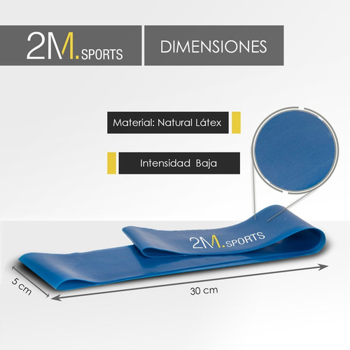 Bandas Elásticas Ejercicio X 2 Intensidades Media - Baja