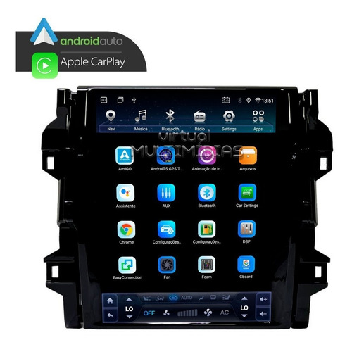 Kit Multimídia Sw4 2017 A 2025 Kronos Tesla 12pol Carplay+4g