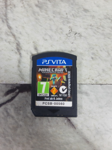 Juego Minecraft Ps Vita Solo Cartucho 