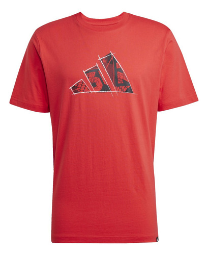 Playera Para Hombre adidas M C Camo T Casual Jj3934