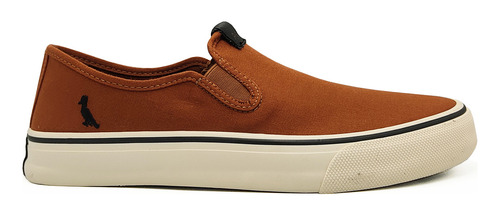 Tênis Reserva Go Joy Iate Slip On Masculino Lona Caramelo