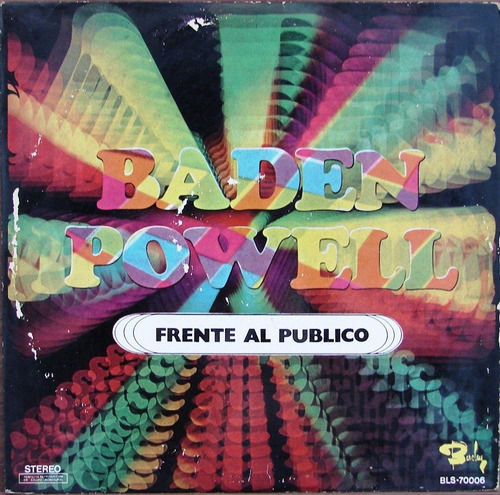 Baden Powell - Frente Al Público - Lp Año 1973 - Brasil