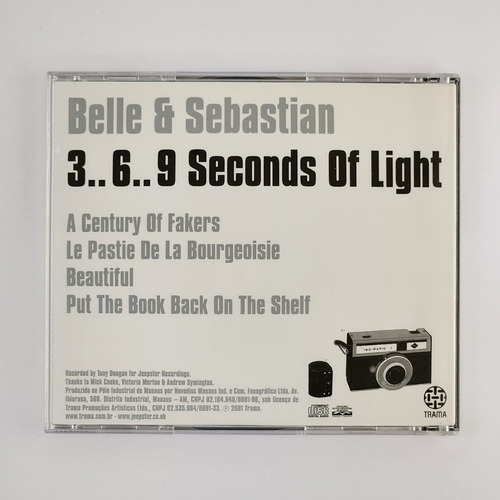 Cd Belle And Sebastian - 3..6..9 Seconds Of Light (Usado)