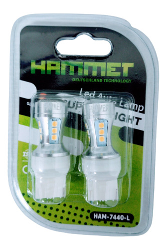 Bombillo Led Auto Lampsuper Brigth 7743-l/7443l Marca Hammer