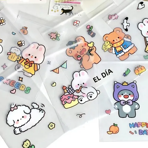 Bolsa Reutilizable Para Snacks Con Diseño De Animales