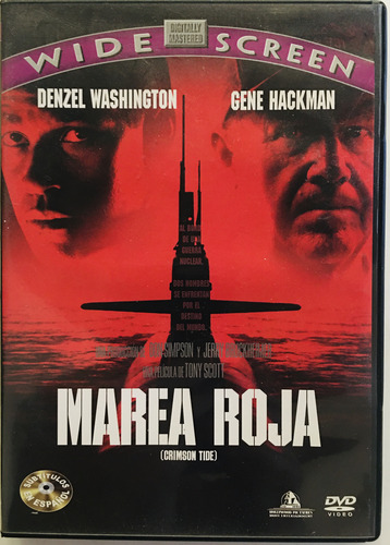 Película Dvd Marea Roja Densel Washington Hackman (Usado)