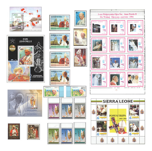 # Mcn # Lote Temático 1980/2020 - Papa João Paulo Ii