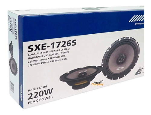 Parlantes 6  Alpine Sxe-1726s , Ideales Para Cambiar Los Ori