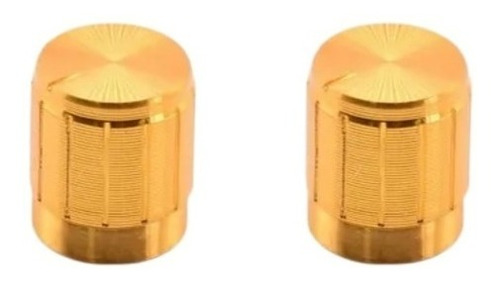 Perilla Gold Metál Aluminio Para Potenciómetro Set X 10pz