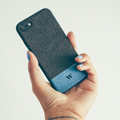 Funda Walden® Gunver Tejido Gros + Cuero Galaxy S10 Samsung Original