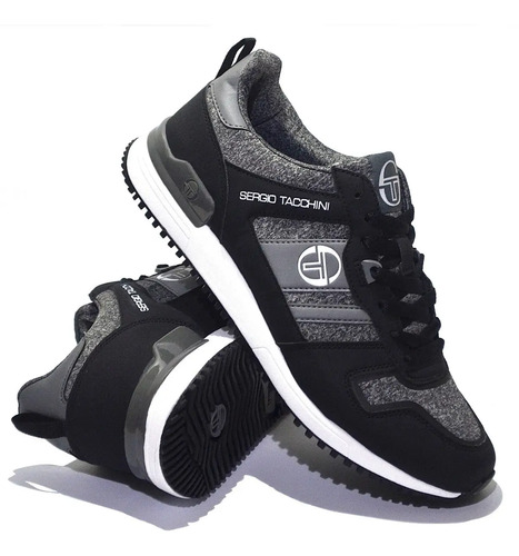 Zapatillas Sergio Tacchini Modelo Urban Passegg Black | Cuotas sin interés