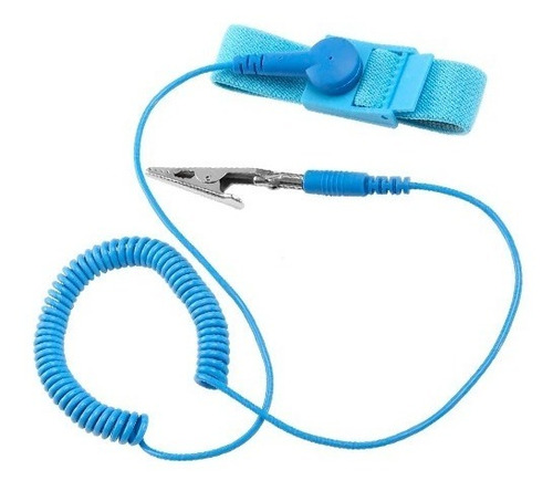 10 Pzs Pulsera Antiestática Con Cable Protección Descargas