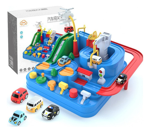 Racing Rail Car Toys Juego De Cerebro De Aventura