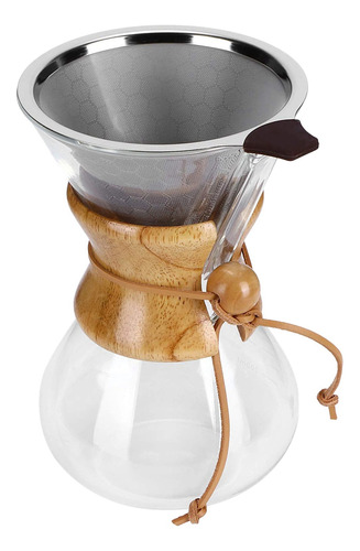 Cafetera Para Verter Con Filtro De Acero Inoxidable Coffee D