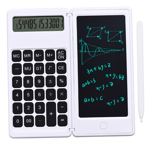 Bloc De Notas. Usa Calculadora Lcd Para Oficina Plegable