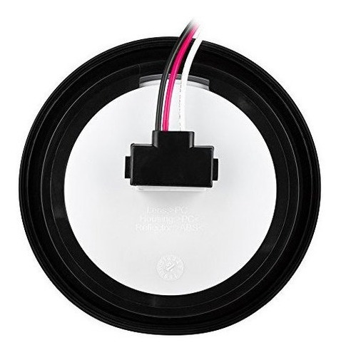 Imagen 5 de 6 de Halo Led 4 Luces De Cola De Reborde Selladas De Ronda Lente