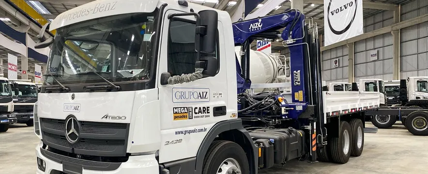 Caminhão Mb 2429 6x2 24/25 Guindaste 45 Ton Aizc